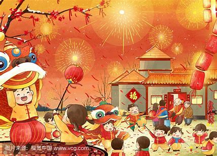 新年祈福和上香的场景